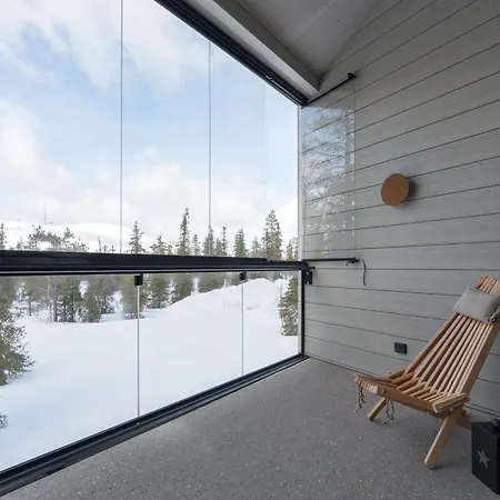 Auroras By Kaltios, Gielas, Ski-in Ski-out, Mountain View Lägenhet *