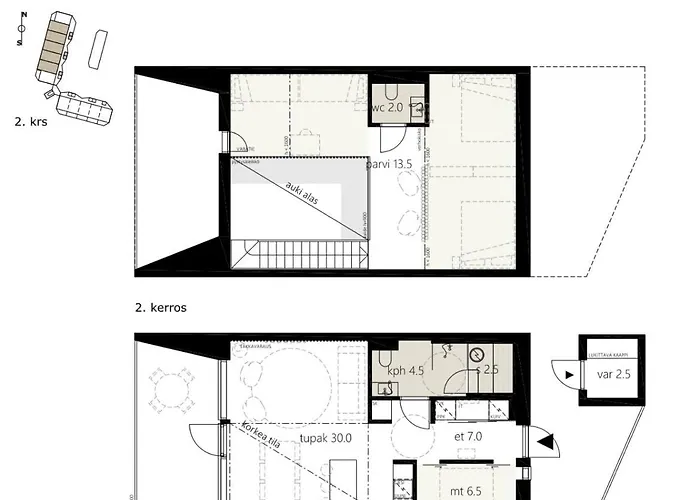 Apartament Auroras By Kaltios, Gielas, Ski-in Ski-out, Mountain View