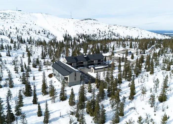 Auroras By Kaltios, Gielas, Ski-in Ski-out, Mountain View Apartament Kittilä