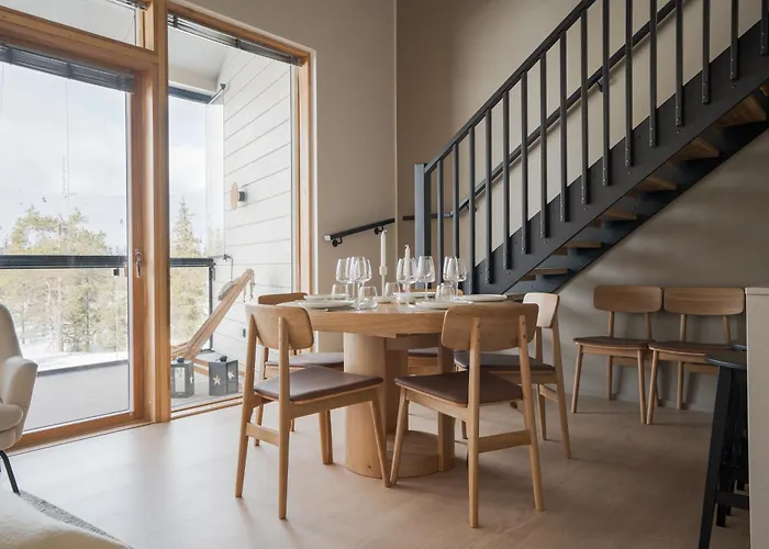 Apartament Auroras By Kaltios, Gielas, Ski-in Ski-out, Mountain View Kittilä